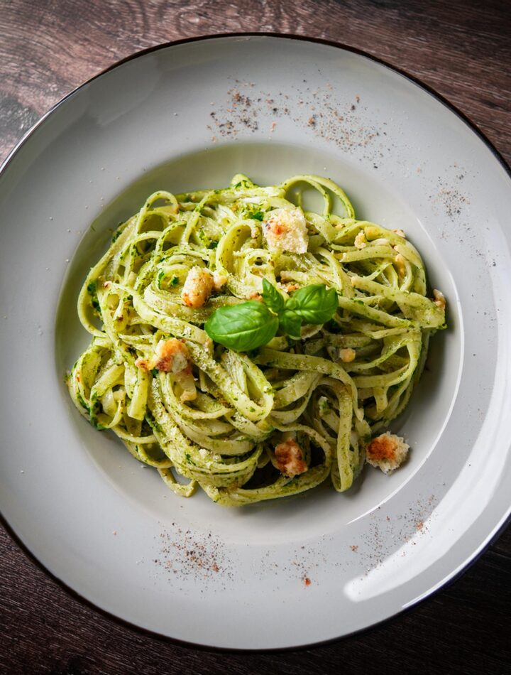 Zucchini Noodles with Pesto