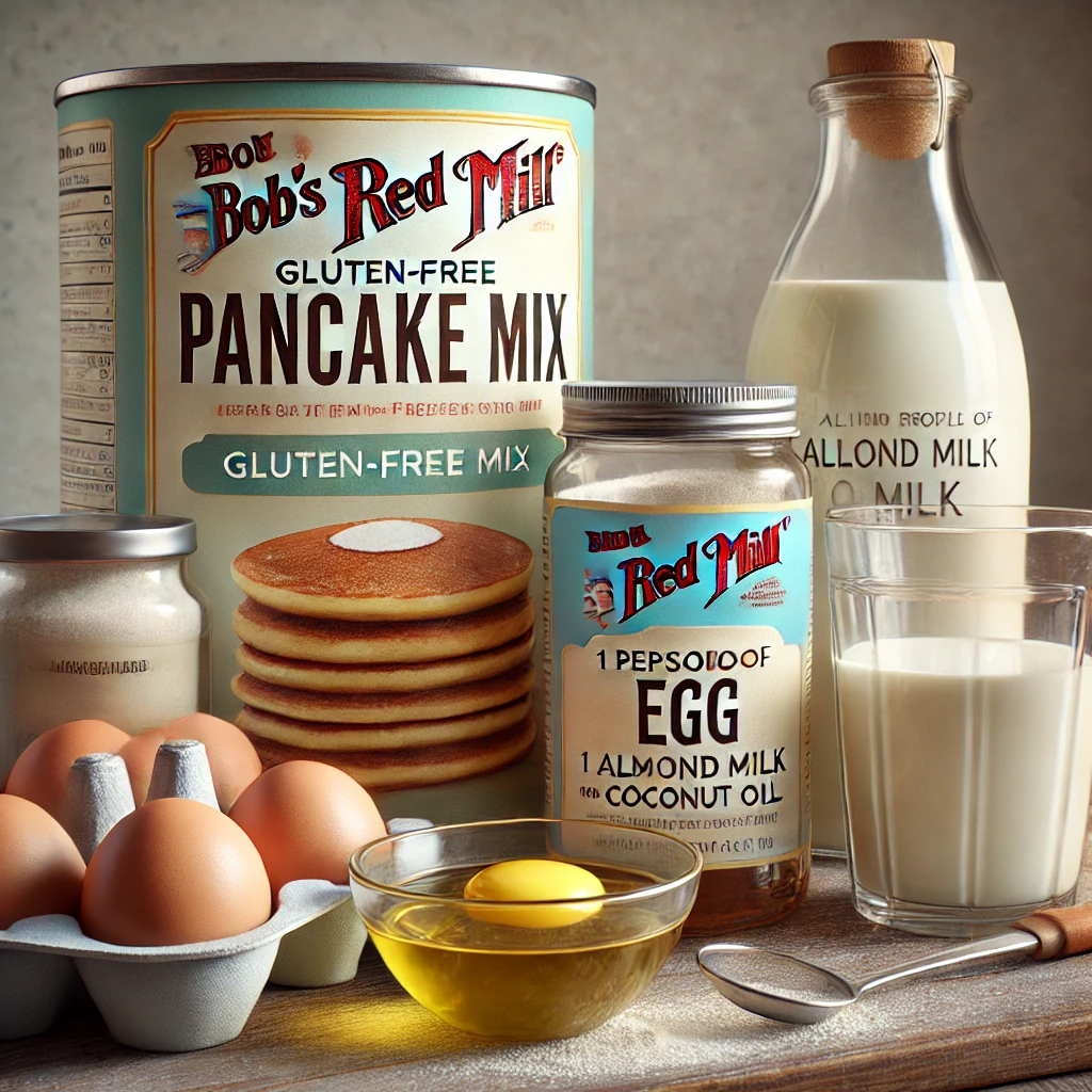 How To Make Gluten Free Pancake Recipe Bob's Red Mill ingredients