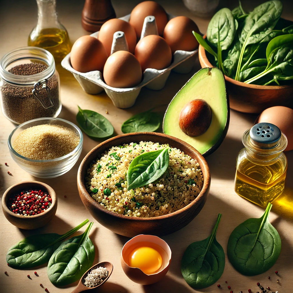 Protein-Packed Quinoa Bowl With Avocado And Poached Egg