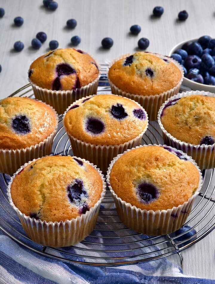 Blueberry Muffins Recipe – Moist and Delicious