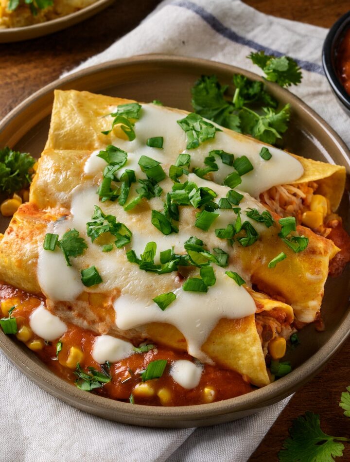 Easy Chicken Enchilada Recipe – Flavorful and Cheesy