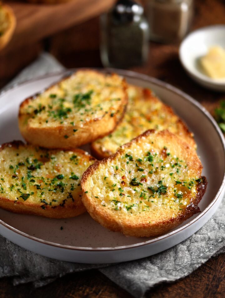 Garlic Bread Recipe – Crispy Buttery and Perfectly Seasoned