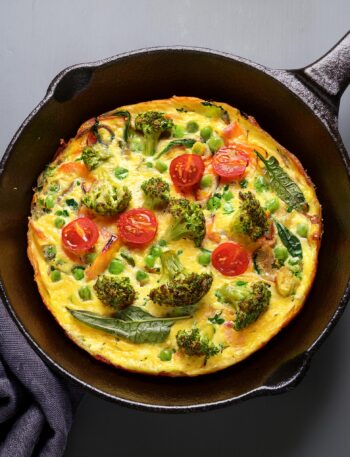 Vegetable Frittata Recipe – Easy One Pan Breakfast or Lunch