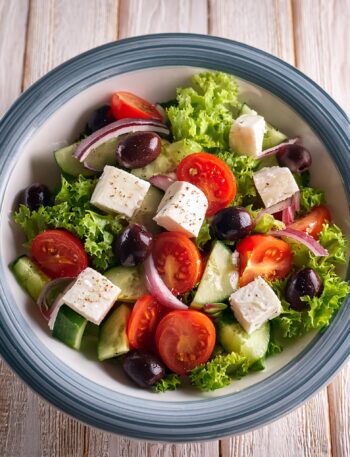 Greek Salad Fresh and Healthy Mediterranean Salad