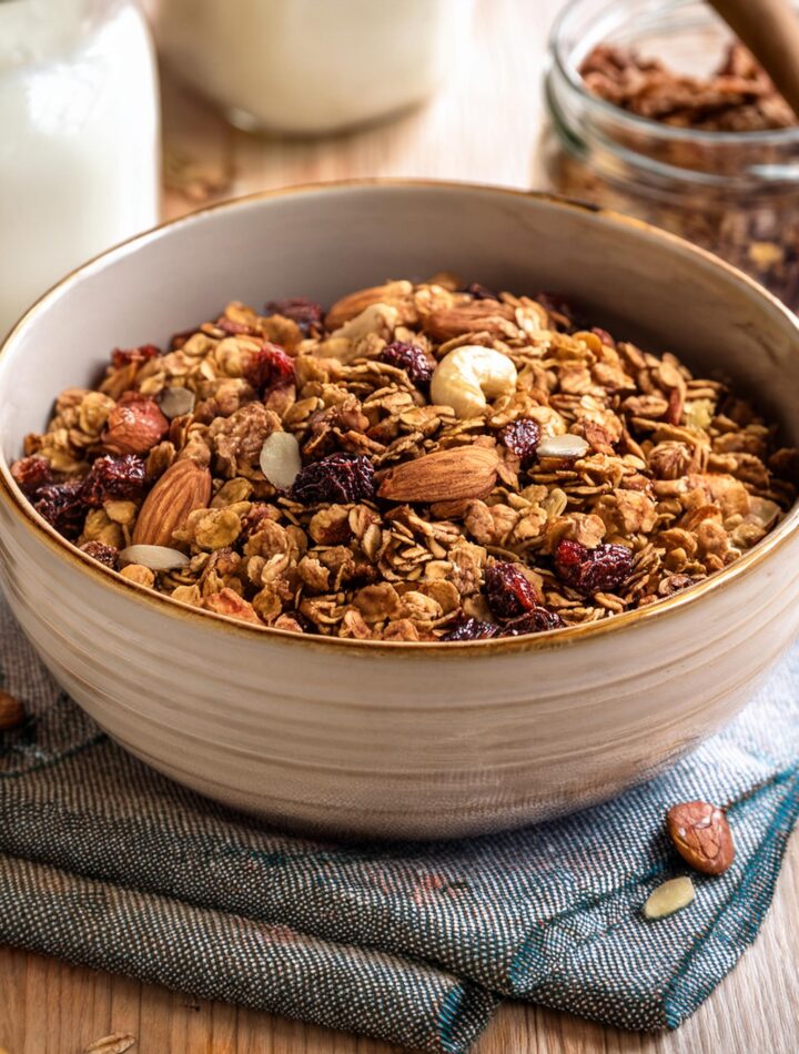 Homemade Granola Recipe A Crunchy and Nutritious Breakfast